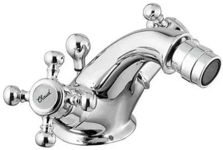 Herzbach Anais Bidetarmatur 32463000101 chrom, mit Ablaufgarnitur