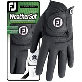FootJoy Weathersof Golfhandschuh, Damen, Schwarz, L