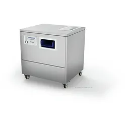 Thomas Dörr Besteckpoliermaschine 8000 als Gesamtpaket: schalldämmende Abdeckung + Besteckkörbe + Rollwagen für Besteckkörbe  + Granulat