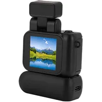 Denash Leichte 1080P Sportkamera mit Daumen-Größe mit Hoher Helligkeit Taschenlampe, Farbbild Schirm, Abnehmbare Basis für Erweiterte, Weitwinkel Objektiv, ABS-Material, Typ C-Schnitts