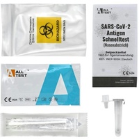 5 X ALLTEST SARS-CoV-2 Nasal Antigen-Laientest Schnelltest CE1434 auch für Omikron-Variante