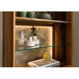 MASSIVMOEBEL24.DE Standregal 70 x 40 x 186 cm Beige