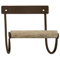 Ib laursen Toilettenpapierhalter mit Holzrolle, rost