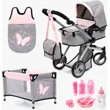 Bayer Design Puppenwagen Mega Set Milano