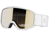 Salomon Aksium 2.0 S Access Small Skibrille - White - Gold/CAT 2