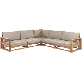Beliani Timor Loungeset taupe