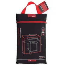 Wellhome Grillabdeckung 125 x 62 x 95 cm Polyester/Polyurethan Schwarz