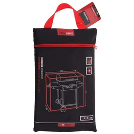 Wellhome Grillabdeckung 125 x 62 x 95 cm Polyester/Polyurethan Schwarz