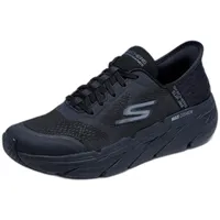 Skechers Men's Max Cushioning Slip-Ins-Athletic Workout Running Walking Shoes with Memory Foam Sneaker, Black, 7.5