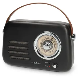 Nedis FM-Radio schwarz