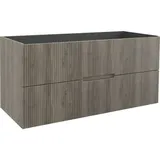 Jungborn Waschbeckenunterschrank SEDICI BxHxT 120 x 57 x 50 cm Frontfarbe nussba