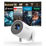 Magcubic Mini Beamer 4K Unterstützt DLP Weiß