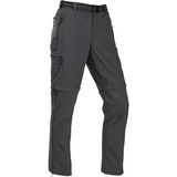 Maul Sport® MAUL Herren Hose Quebec-T-Zipp off Hose elas, dark grey, 28