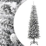 vidaXL Künstlicher Weihnachtsbaum Beschneit Grün 180 cm