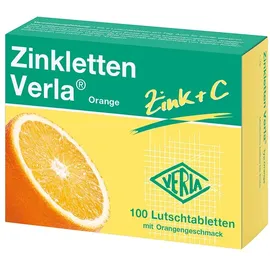 VERLA Zinkletten Verla Orange Lutschtabletten 100 St.