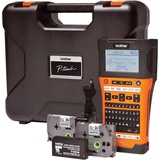 Brother PT-E550WNIVP, Beschriftungsgerät, Orange, Schwarz