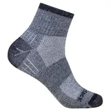 WrightSock Escape Quarter Wandersocken 2 Paar Schwarz/Grau S