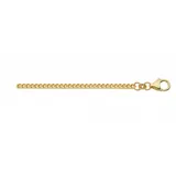 Adelia's Flach Panzer Halskette Ø 2,1 mm Gold