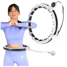 HMS Hula-hoop-reifen mit magneten und schwerkraftball + Zähler HMS schwarz|weiß sans taille