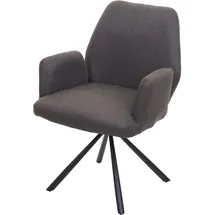MCW Esszimmerstuhl H71 Stoff grau-braun