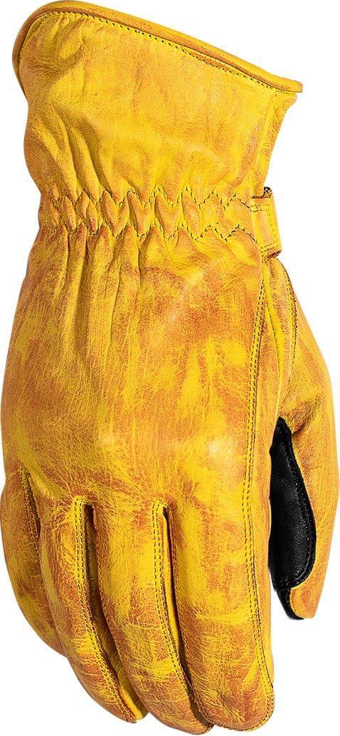 Rusty Stitches Johnny, gants - Jaune/Noir - 3XL