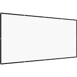 Vevor manuelle Projektionsleinwand Beamer Leinwand, 150 Zoll 16:9 4K 1080 HD, wandmontierte Projektionsleinwand Mir mit 12 Haken und doppelseitigen Klebebändern, Filmprojektion für Heimkino