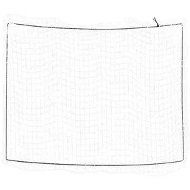 vidaXL Anhängernetz mit Gummiseil Weiß 3,5x3 m PP