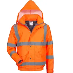 Warnschutz Pilotenjacke Kl. 3 - M - Orange