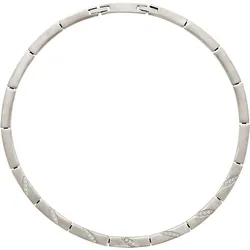 Collier TITANIA "Halsketten", grau (titanfarben), Halsketten, Damen, Titan