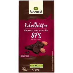 Alnatura Bio Edelbitter Schokolade 87% 80G