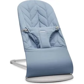 BabyBjörn Babywippe Bliss Gewebt, Blütenblatt-Steppung, Blau