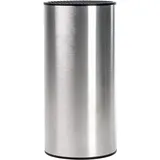 Coninx Edelstahl Messerblock ohne Messer - Moderner runder Messerblock mit flexiblen Lamellen - Universal Messerhalter - Stilvoller Knife Block unbestückt - Erleichtert die Messeraufbewahrung