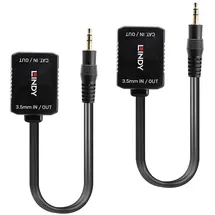 Lindy Audio, stereo (3.5mm Klinke) Audio Extender über Netzwerkkabel RJ45 100m