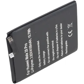 AccuCell Akku passend für Huawei Mate 20 Pro, Huawei P30 Pro Li-Polymer, 3,82V, 4100mAh, 15,7Wh, built-in, ohne Werkzeug