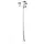 vidaXL Gartenlaterne 3-flammig Aluminium 215 cm inkl. E27 weiß