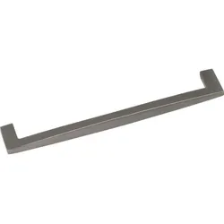 Möbelgriff Ellef, Zinkgdruckguss - Edelstahl Effekt dunkel , 172 mm
