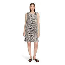 Betty Barclay Sommerkleid Schwarz/Beige 48