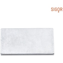 SIGOR LUXI LINK Magnetplatten mit Klebepads, 2 Stück SIG-4012601
