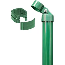 GAH Alberts Eck-Set für Zaun Alberts Fix-Clip Pro Grün 102 cm Hoch zum Einbetonieren