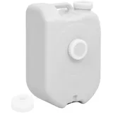 vidaXL Wassertank Tragbar mit Adapter 24 L Grau