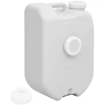 vidaXL Wassertank Tragbar mit Adapter 24 L Grau