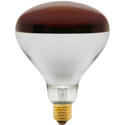 METRO Professional Infrarotbirne für Wärmelampe GWL1500R, Glas, 250 W, Lebensdauer: 5000 Std., bruchsicher, rot