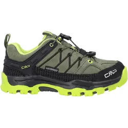 CMP Kids Rigel Low Trekking Shoes WP kaki-acido (02FP) 29