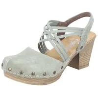 Rieker Damen 66778 Sandale, grün, 38 EU