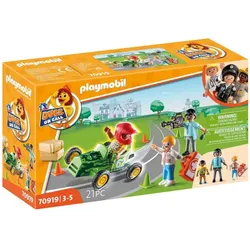 Playmobil Notarzt Action. Hilf dem Rennfahrer!