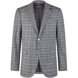 Hechter Paris Sakko in dark blue | grau / weiß 48