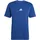 adidas Essentials 3-Streifen Single Jersey Kurzarm-T-Shirt Dark Blue / White XS