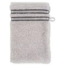 VOSSEN Cult de Luxe Waschhandschuh 16 x 22 cm grau