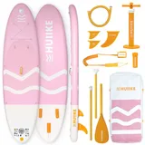 huiike Stand Up Paddling Board 305 x 84 x 15 cm Rosa