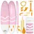 huiike Stand Up Paddling Board 305 x 84 x 15 cm Rosa